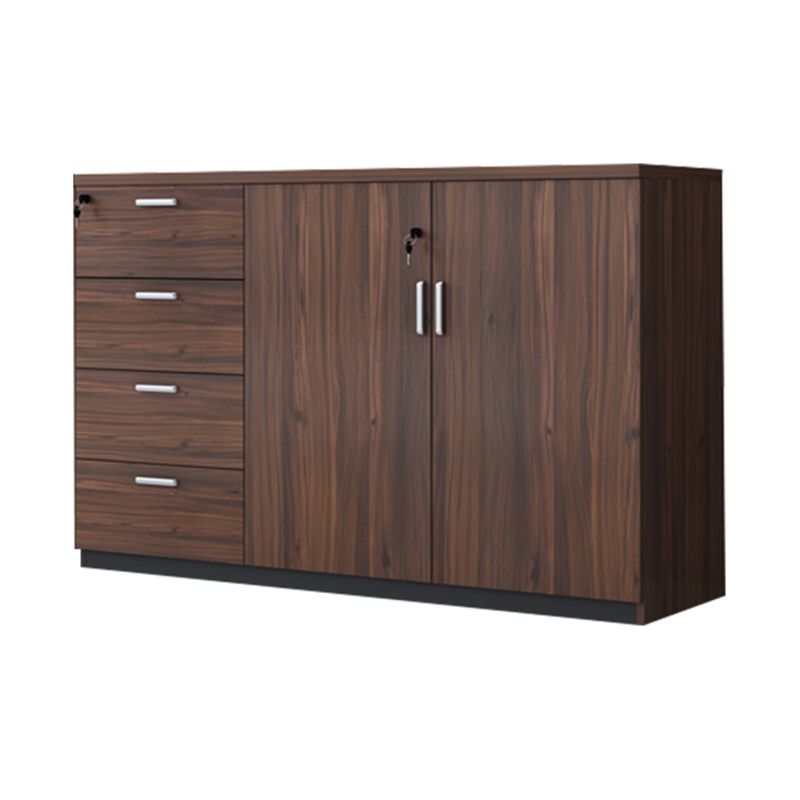 Traditional File Cabinet Wood Frame Key Lock Lateral Filing Cabinet for Office Clearhalo 'Filing Cabinets' 'filling_cabinets' 'furn' 'furn_filling_cabinets' 'Furniture' 'Office Furniture' 1200x1200_141ff182-9847-475a-b560-4554fc13af21