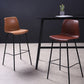 Industrial Black Metal Counter Stools Low Back Indoor Bar Stool with Bucket Seat Clearhalo 'Bar Furniture' 'Bar Stools' 'bar_stools' 'furniture_bar_stools' 'Kitchen & Dining Furniture' 'kitchen&dining_furn' 'kitchen' 'kitchen_furn' Furniture' 1200x1200_1421fb5f-59de-4ca2-9450-344afef4eaf4
