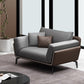 Contemporary Gray Upholstered Sofa Pillow Back Couch with Flared Arms for Living Room Clearhalo 'furn' 'furn_sofas' 'Furniture' 'furniture_sofas' 'Living Room Furniture' 'Sofa' 'sofas' 1200x1200_14244099-37df-47c3-875d-3647d863e603