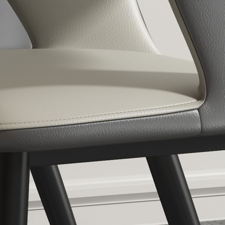 Modern Style Metal Dining Chairs Dining Open Back Arm Side Chair for Kitchen Clearhalo ' kitchen&dining_furn' 'Dining Chairs' 'Dining Tables & Seating' 'dining_chair' 'furn' 'furn_dining_chair' 'Furniture' 'furniture_dining_chair' 'Kitchen & Dining Furniture' 'kitchen' 1200x1200_142595d3-eb9d-4bca-a063-f17b76385300