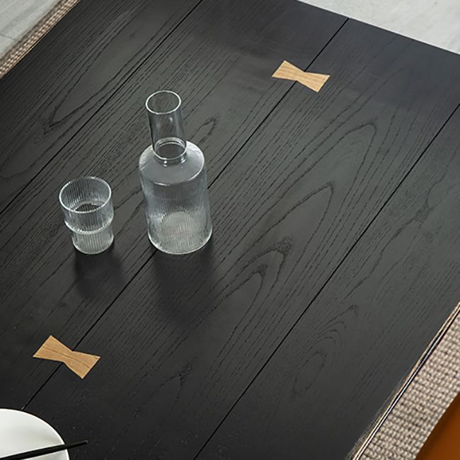 Industrial Dining Table Rectangle Wood Dinner Table for Dining Room Clearhalo 'Dining Tables & Seating' 'Dining Tables' 'dining_table' 'furn' 'furn_dining_table' 'Furniture' 'Kitchen & Dining Furniture' 1200x1200_1426131f-1580-4284-9bf6-0aa518663d94
