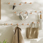 Metal and Wood Coat Rack Contemporary Style Home Wall Hanging Coat Hanger Clearhalo 'Entry & Mudroom Furniture' 'furn' 'furn_hall_tree_coat_racks' 'Furniture' 'Hall Trees & Coat Racks' 'hall_tree_coat_racks' 1200x1200_14278501-99d4-474f-88dd-c83d78984ccb
