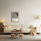 Modern White Upholstery with Built-in Armrest and Cushioned Suede Back
