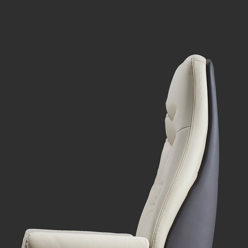 Contemporary Managers Chair Wheels Fixed Arms Tilt Mechanism Executive Chair Clearhalo 'furn' 'furn_office_chair' 'Furniture' 'furniture_office_chair' 'Office Chairs' 'Office Furniture' 'office_chair' 1200x1200_14283a8f-bbf6-4d0a-9384-74268797d0f5