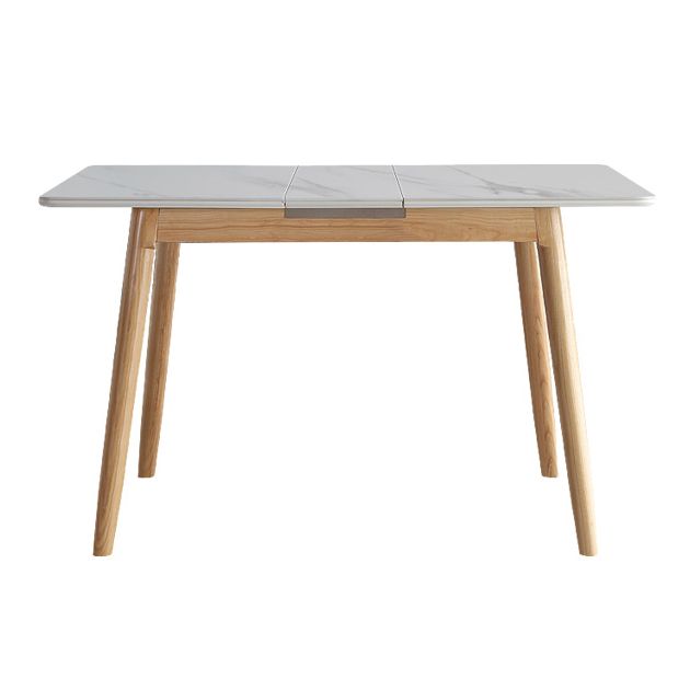 Rectangle Extendable Stone Dining Site Table Traditional Luxury Dinette Table for Home Clearhalo ' dining_table' 'Dining Tables & Seating' 'Dining Tables' 'furn' 'furn_dining_table' 'Furniture' 'furniture_dining_table' 'Kitchen & Dining Furniture' 'kitchen&dining_furn' 'kitchen' 'kitchen_dining_table' 1200x1200_1429b972-2d2b-49ed-8d45-f1481026e0bc
