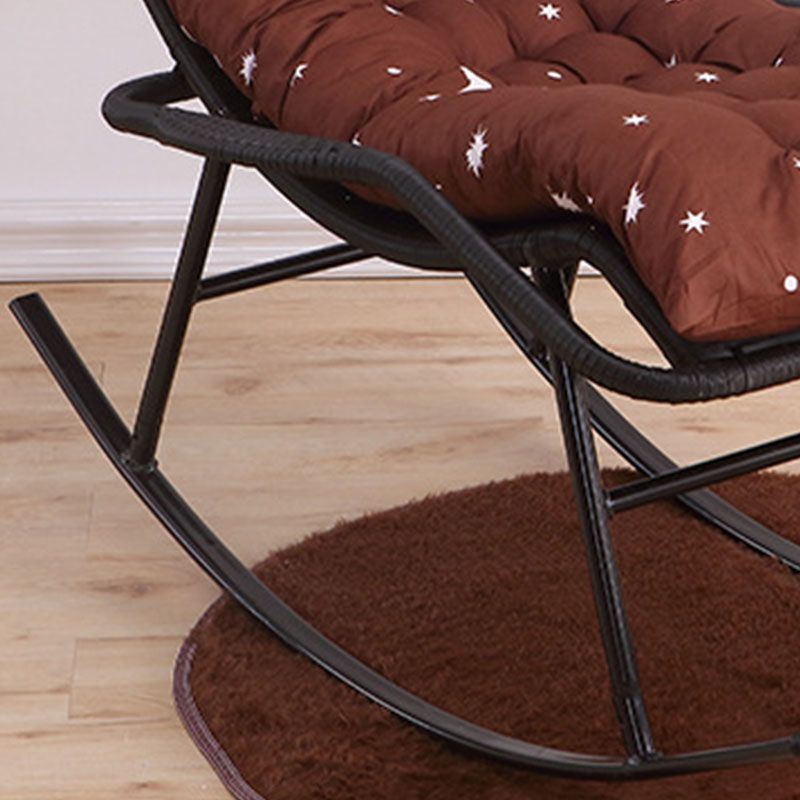 Mid Century Modern Style Rocking Chair Single Indoor Rocking Chair with Cushion Clearhalo 'Chairs & Seating' 'furn' 'furn_rocking_chairs' 'Furniture' 'Living Room Furniture' 'Rocking Chairs' 'rocking_chairs' 1200x1200_1429ba64-c892-44cb-bbcb-a49293446f3d
