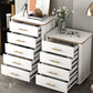 Classic Glam Lingerie Chest Vertical Marble Storage Chest with Drawers for Bedroom Clearhalo 'Bedroom Furniture' 'Dressers & Chests' 'dressers_chests' 'furn' 'furn_dressers_chests' 'Furniture' 1200x1200_142a2092-30b1-4d98-9fb8-9f02e15eda9c