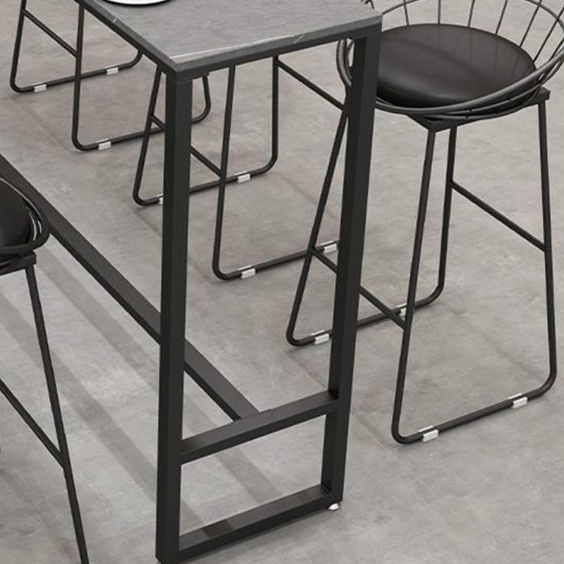 Modern Style Sintered Stone Table Dining Bar Counter Table for Home Clearhalo 'Bar Furniture' 'Bar Tables' 'bar_tables' 'furn' 'furn_bar_tables' 'Furniture' 'furniture_bar_tables' 'Kitchen & Dining Furniture' 1200x1200_142dcb6c-1cc3-4f73-b469-889a72bcc5cd