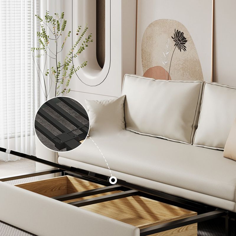 Scandinave pliing futon and matelas arms carrés canapé-lit de futon