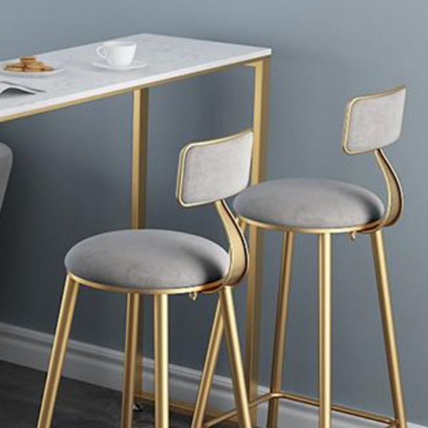 Silla de metal escandinava silla redonda de terciopelo para sala de estar para sala de estar