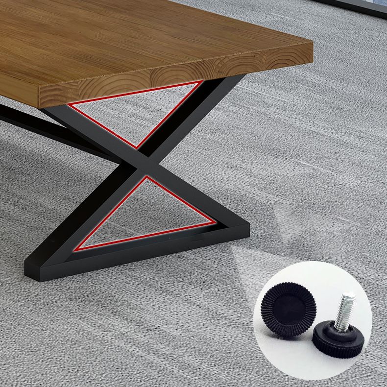 産業用ソリッドウッドオフィスデスク29.53インチの高層執筆デスク