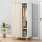 Bedroom Storage Cabinet with Clothes Rail Modern Cabinet with Wooden Legs Clearhalo 'Armoires & Wardrobes' 'armoires_wardrobes' 'Bedroom Furniture' 'furn' 'furn_armoires_wardrobes' 'Furniture' 1200x1200_1430bd7e-24a2-446b-ae26-5c76d0e3559a