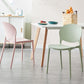 Scandinavian Armless Dining Chairs Stackable Plastic Open Back Side Chair Clearhalo ' kitchen&dining_furn' 'Dining Chairs' 'Dining Tables & Seating' 'dining_chair' 'furn' 'furn_dining_chair' 'Furniture' 'furniture_dining_chair' 'Kitchen & Dining Furniture' 'kitchen' 1200x1200_1430efd8-1722-4c98-a1bc-2e036926aa63