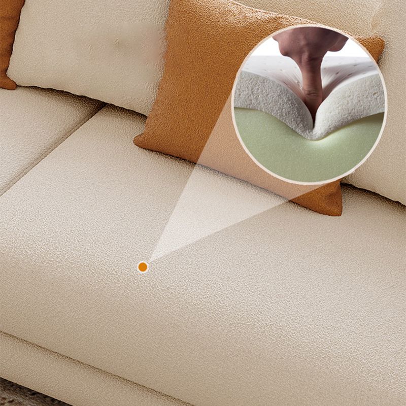 Divano con smoking con smoking solido contemporaneo da 29,52 "H.