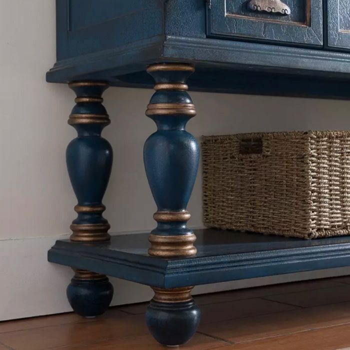 Tavolo da console del rettangolo di campagna francese Tavolo accento per console in legno per Hall