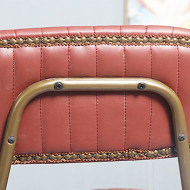 Quilted Rectangle Distressed Leather Barstool Industrial Indoor Tall Stool Clearhalo 'Bar Furniture' 'Bar Stools' 'bar_stools' 'furn' 'furn_bar_stools' 'furniture_bar_stools' 'Kitchen & Dining Furniture' 'kitchen&dining_furn' 'kitchen' 'kitchen_furn' Furniture' 1200x1200_14361a22-92d1-4785-9c09-e79af9902485
