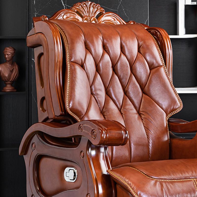 Sedia reclinabile tradizionale Base girevole in metallo in metallo con poggiapiedi