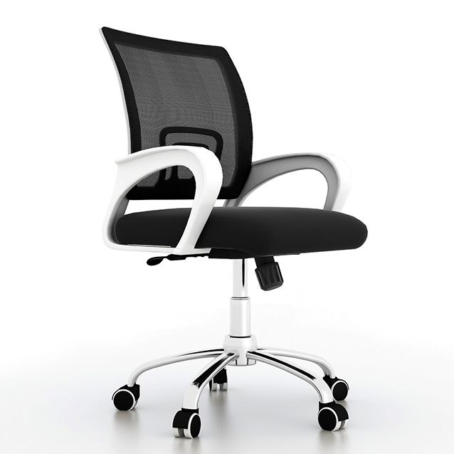 Moderne Swivel stoel verstelbare stoelhoogte vaste wapenstoel met wielen