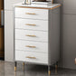 Modern Rectangle Accent Chest Wood Soft Close Drawers Storage Cabinet