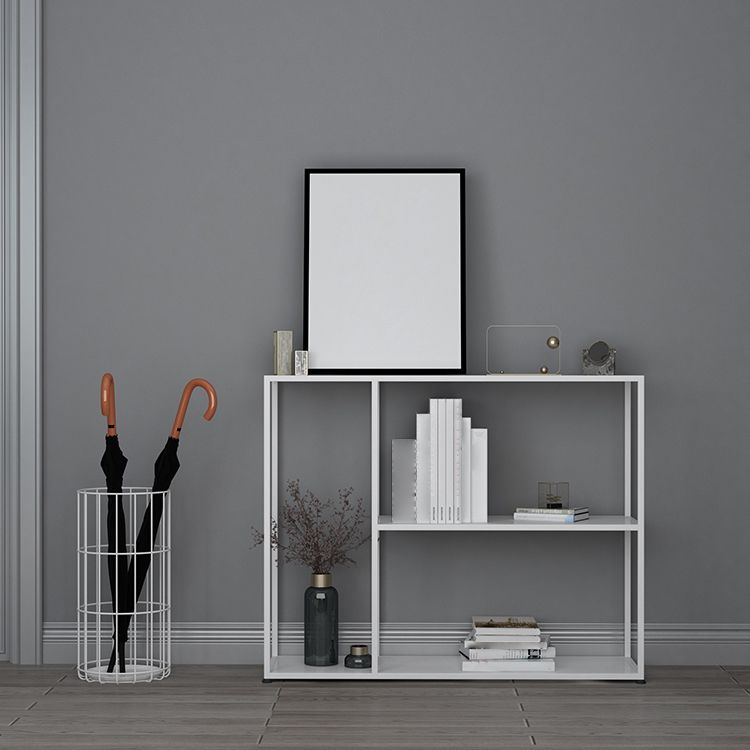 Etagere Metal Bookshelf Industrial Open Back Storage Bookcase Clearhalo 'Bookcases' 'furn' 'furn_bookcases' 'Furniture' 'Office Furniture' 1200x1200_143afacb-ba45-46f4-b7a7-e5cbac39bb53