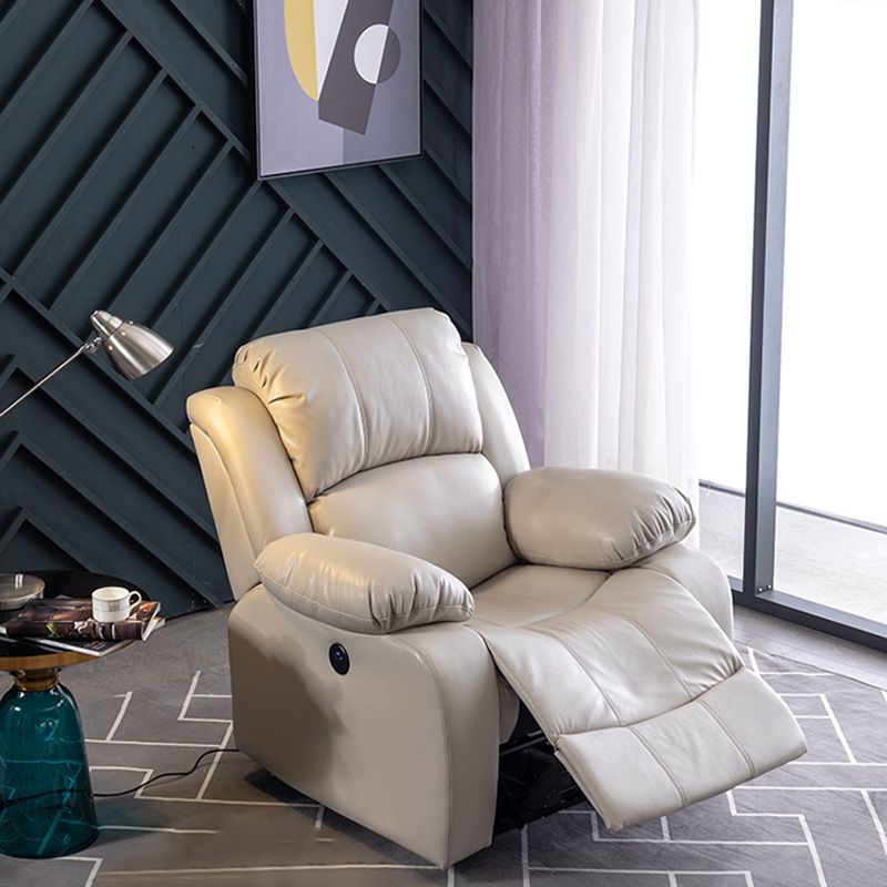 Sedia a reclinabile in pelle solida da 36,61 ".