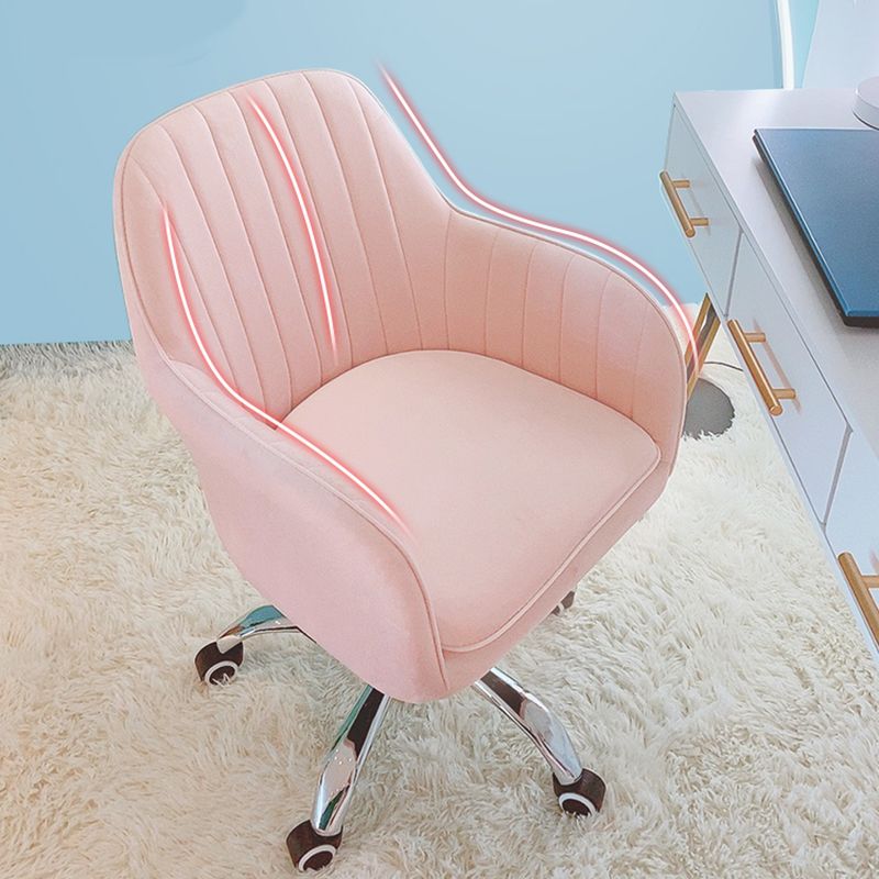 Modern Office Chair No Distressing Ergonomic Adjustable Seat Height Chair with Wheels