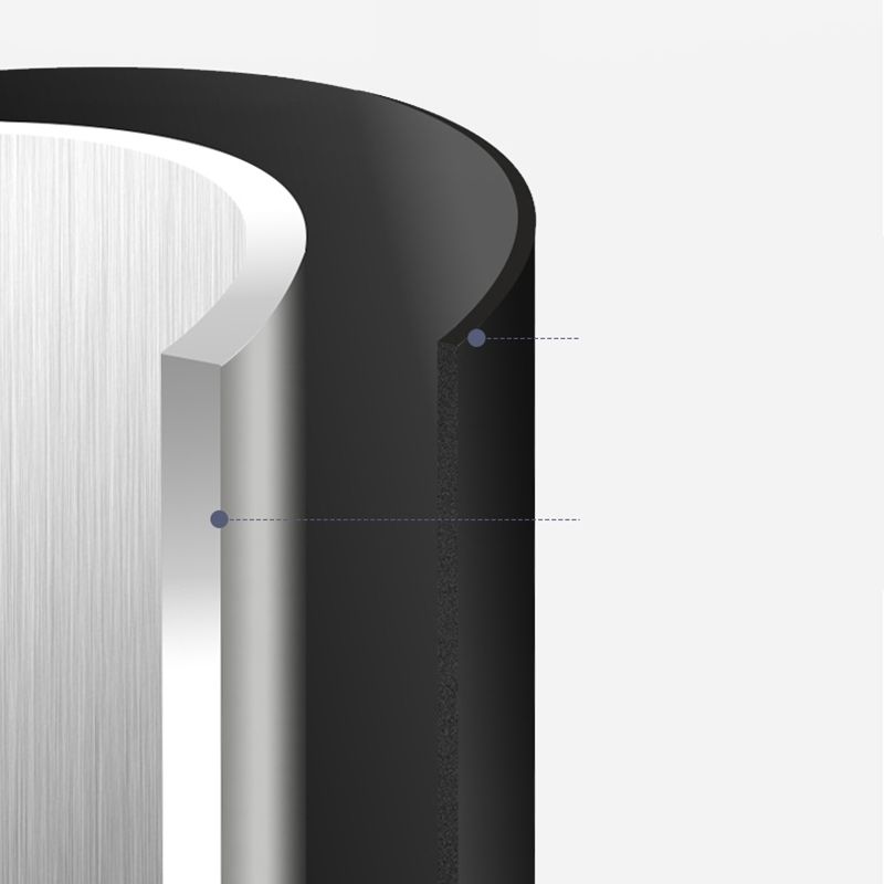 Bibliothèque d'étagère glamour fermé étagère de livre en métal pour le bureau à domicile