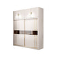 Modern Style Wardrobe Cabinet Glass Wardrobe Closet for Home