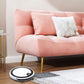 Scandinavian Tufted Back Couch Armless Sofa Bed with Brass Legs Clearhalo 'furn' 'furn_sofas' 'Furniture' 'furniture_sofas' 'Living Room Furniture' 'Sofa' 'sofas' 1200x1200_1443aa6e-1d42-4cde-8484-a94a13fc0d3b