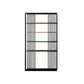 4-Shelf Metal Standard Bookcase Industrial Bookcase for Home Office Clearhalo 'Bookcases' 'furn' 'furn_bookcases' 'Furniture' 'furniture_bookcases' 'kitchen' 'kitchen_bookcases' 'Living Room Furniture' 'Office Furniture' 1200x1200_1449b185-1f7b-42b6-8633-d941cdde9f14