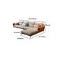 Modern Faux Leather Sectioanl with Pillow Back and Pillow Top Arms
