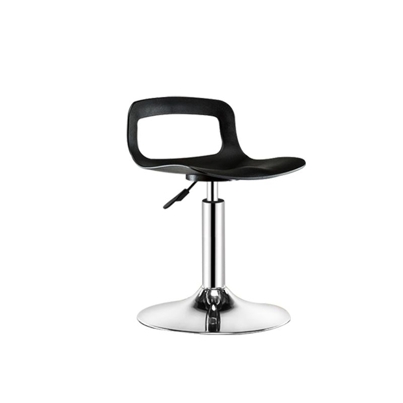Plastic Low Back Barstools Adjustable Height Bar Stools with Metal Base Clearhalo 'Bar Furniture' 'Bar Stools' 'bar_stools' 'furn' 'furn_bar_stools' 'Furniture' 'Kitchen & Dining Furniture' 1200x1200_144cc181-1fe2-47af-96cb-e847d785fab6