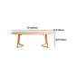 Modern Oval Pine Wood Dining Table Wood Base Home Dining Table Clearhalo 'Dining Tables & Seating' 'Dining Tables' 'dining_table' 'furn' 'furn_dining_table' 'Furniture' 'Kitchen & Dining Furniture' 1200x1200_144d7d84-199a-4479-bd37-8d800fbca9ce