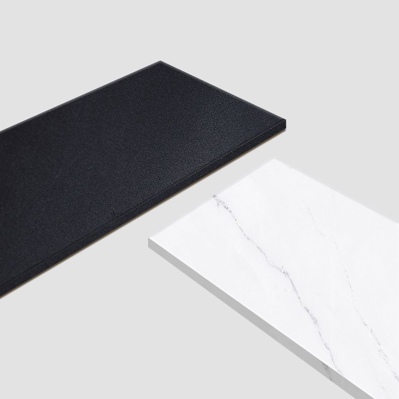 Metal Modern Rectangle Dining Table Sintered Stone Top Table with 4 Legs Clearhalo 'Dining Tables & Seating' 'Dining Tables' 'dining_table' 'furn' 'furn_dining_table' 'Furniture' 'Kitchen & Dining Furniture' 1200x1200_144e8b90-c681-4f8d-a7dd-2b0423bfcc81