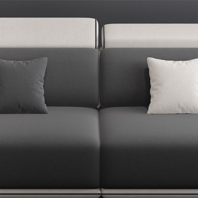 149.6"L √ó 70.87"W √ó 30.31"H Pillow Top Arm Sectional Stain-Resistant Faux Leather Sofa Clearhalo 'furn' 'furn_sectionals' 'Furniture' 'furniture_sectionals' 'Living Room Furniture' 'Sectionals' 1200x1200_144f1237-d88a-4079-946d-7c426d3ee140