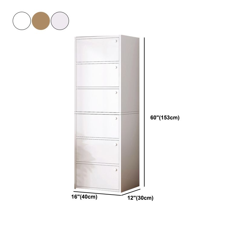 Rectangle contemporain boutons en bois standard armoire naturelle ou blanche