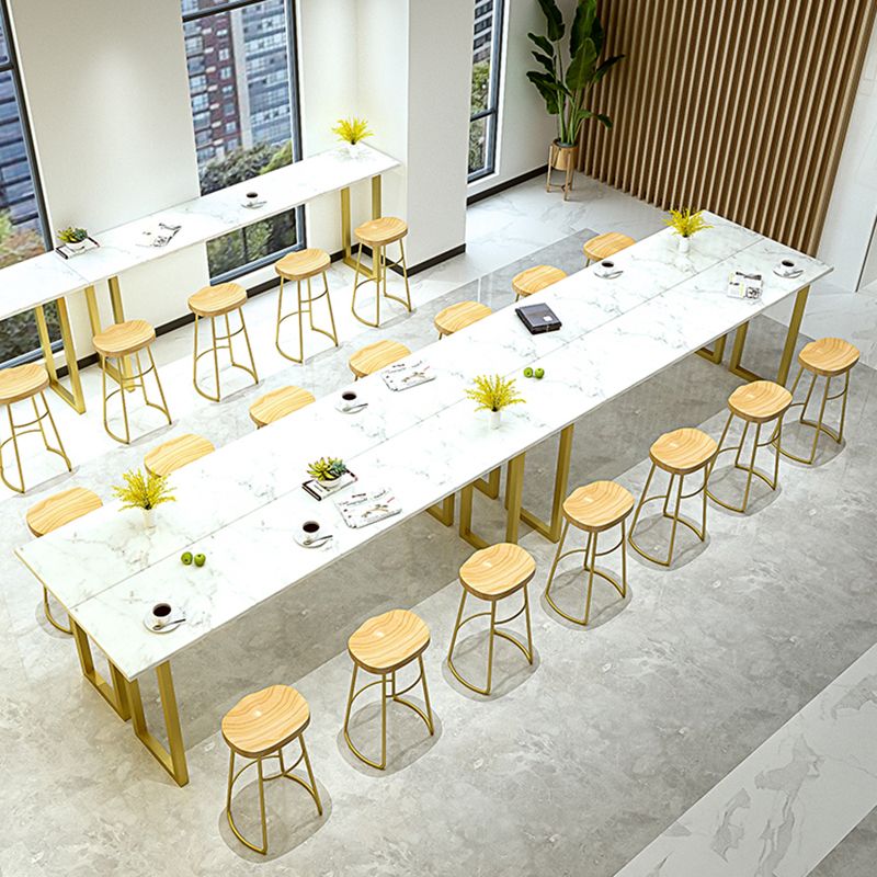 Glam Wood Counter Bar Stool Backless Saddle Seat Bar Stool with Iron Base Clearhalo 'Bar Furniture' 'Bar Stools' 'bar_stools' 'furn' 'furn_bar_stools' 'furniture_bar_stools' 'Kitchen & Dining Furniture' 'kitchen&dining_furn' 'kitchen' 'kitchen_furn' Furniture' 1200x1200_145520f3-75ce-47d0-a1c1-757ef70d2360