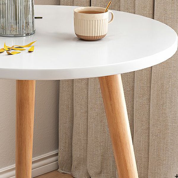 Stone 3 Legs Cocktail Table Modern Round Coffee Table with Shelf Clearhalo 'Coffee & Accent Tables' 'Coffee Tables' 'coffee_tables' 'furn' 'furn_coffee_tables' 'Furniture' 'Living Room Furniture' 1200x1200_1455996e-e2ea-4457-bbd1-cf58b5ee6f64