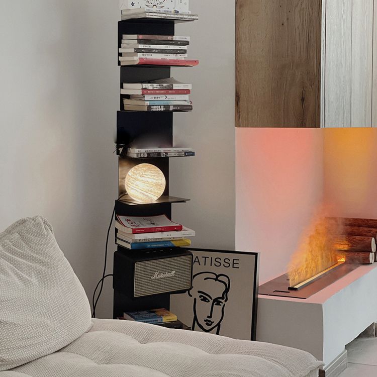 Geometric Bookshelf Modern Style Metal Bookcase for Home Office Clearhalo 'Bookcases' 'furn' 'furn_bookcases' 'Furniture' 'furniture_bookcases' 'Office Furniture' 1200x1200_1456f7b9-f87b-4a35-bd4b-2386b3366196