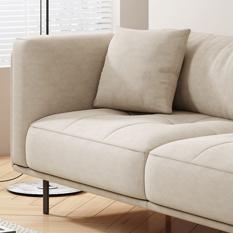 Contemporary Tuxedo Arm Cushions Sofa Faux Leather Standard Sofa with Pillows Clearhalo 'furn' 'furn_sofas' 'Furniture' 'Living Room Furniture' 'Sofa' 'sofas' 1200x1200_14577b29-b8fe-41b5-9b34-bcb8d8894220