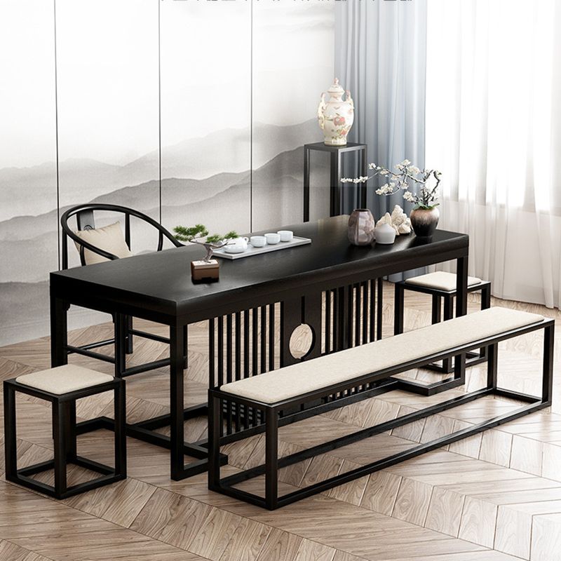 11.7-inch Width Modern Seating Bench Cushioned Metal Bedroom Bench Clearhalo 'Benches' 'Chairs & Seating' 'furn' 'furn_benches' 'Furniture' 'Living Room Furniture' 1200x1200_145867cc-ccbc-4af9-866a-78541526d3b1