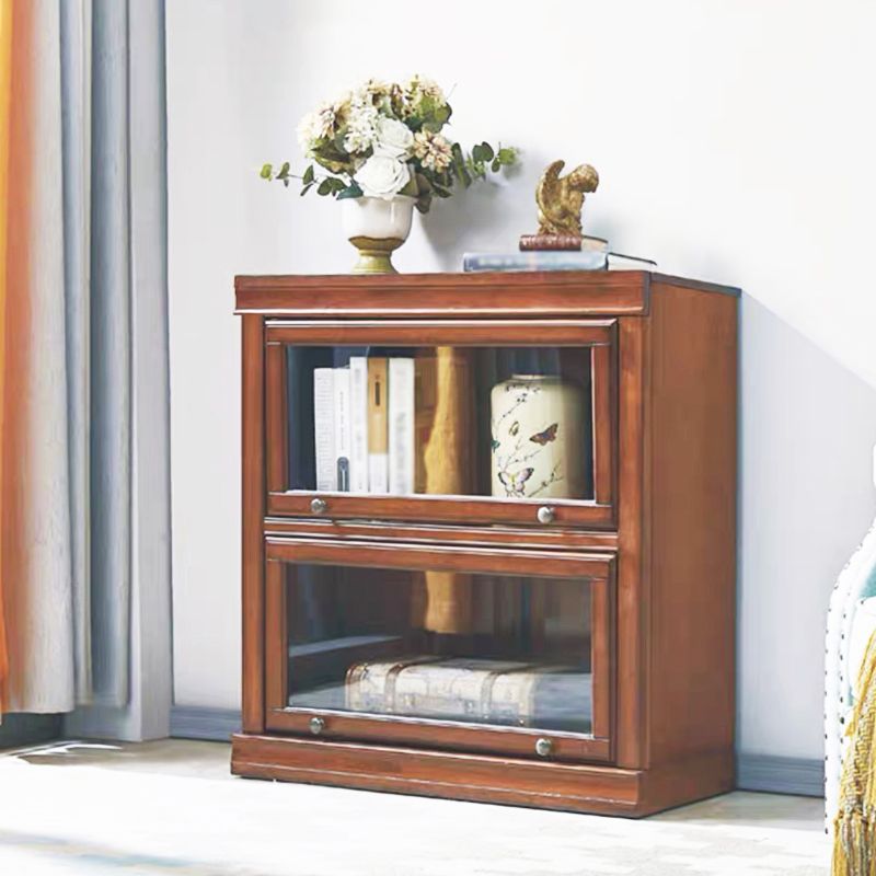 Wooden Barrister Bookcase Modern Closed Back Bookcase for Home Office Clearhalo 'Bookcases' 'Furniture' 'furniture_bookcases' 'kitchen' 'kitchen_bookcases' 'Living Room Furniture' 'Office Furniture' 1200x1200_145a23bd-e1d7-4693-981d-54e47990f0ce