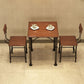 Industrial Style Solid Wood Dining Table Brown Square Table with 4 Legs for Dinning Room Clearhalo ' dining_table' 'Dining Tables & Seating' 'Dining Tables' 'furn' 'furn_dining_table' 'Furniture' 'furniture_dining_table' 'Kitchen & Dining Furniture' 'kitchen&dining_furn' 'kitchen' 'kitchen_dining_table' 1200x1200_145ebb09-8040-4236-b55c-bf257daba2b4