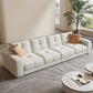 29.52" Tall Square Arm Sofa with Pillows Modern White Tufted Sofa Clearhalo 'furn' 'furn_sofas' 'Furniture' 'Living Room Furniture' 'Sofa' 'sofas' 1200x1200_14600964-d239-43e5-9bd5-79101009eb1d