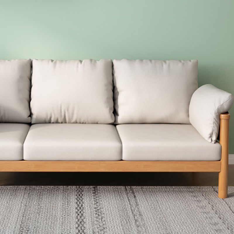 Scandinavian Pillow Top Arm Sofa Loose Back Living Room Settee