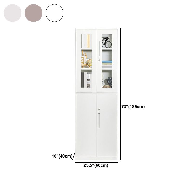 閉じた金属製の本棚モダンホームリビングルームベッドルーム標準本棚