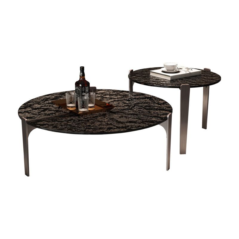 Contemporary Cocktail Table 3 Legs Glass Coffee Cocktail Table Clearhalo 'Coffee & Accent Tables' 'Coffee Tables' 'coffee_tables' 'furn' 'furn_coffee_tables' 'Furniture' 'Living Room Furniture' 1200x1200_146536f3-a277-4348-83a8-3321401e8d81