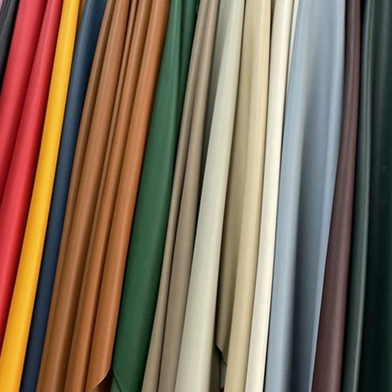 POUF OTTOMANO DE POUF OTTOMANO Color sólido de cuero sólido Otomano