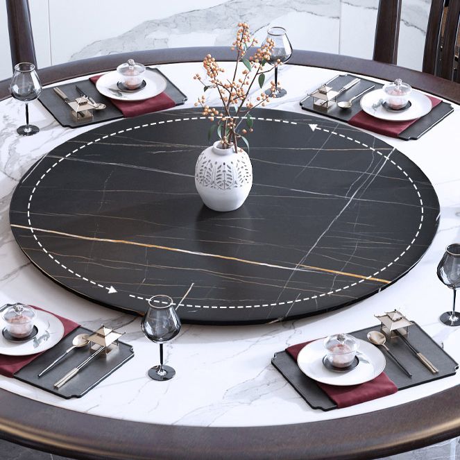 Round Dining Table with Wooden Pedestal Tradition Dinette Table for Home Clearhalo 'Dining Tables & Seating' 'Dining Tables' 'dining_table' 'furn' 'furn_dining_table' 'Furniture' 'Kitchen & Dining Furniture' 1200x1200_1468bafc-e35d-4f70-b530-49229ebf8ace