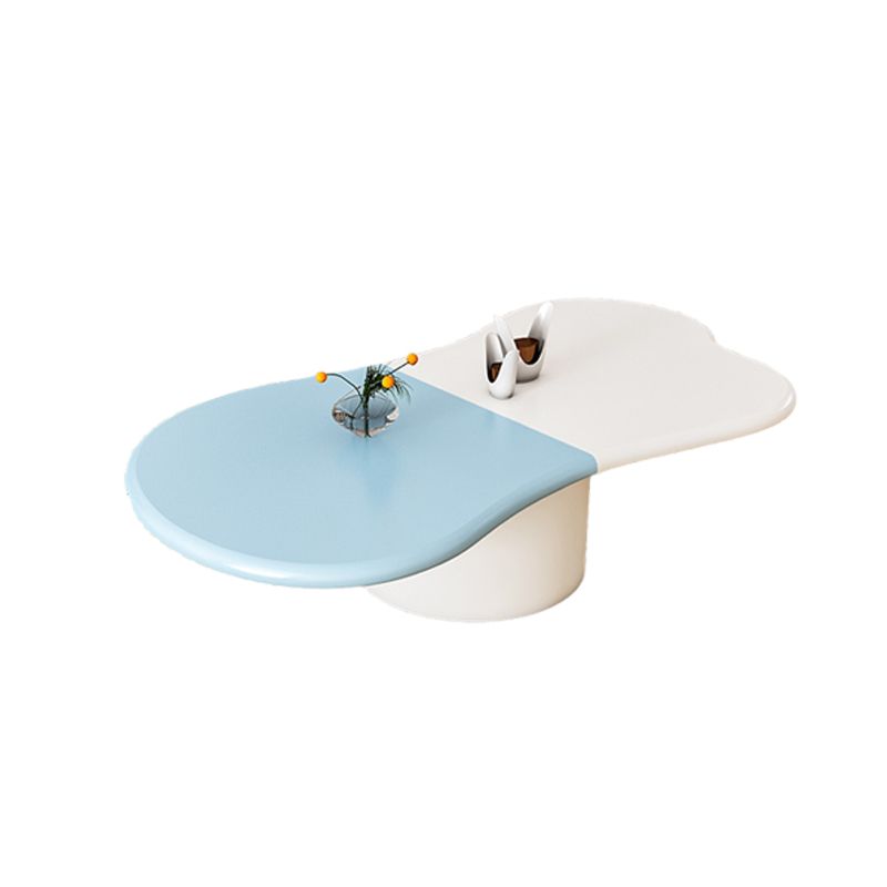 Scandinavian Free Form Coffee Table with Pedestal Base in Solid Wood Clearhalo 'Coffee & Accent Tables' 'Coffee Tables' 'coffee_tables' 'furn' 'furn_coffee_tables' 'Furniture' 'Living Room Furniture' 1200x1200_1468bbc4-d221-4da6-ba07-bbb095cd2ad8